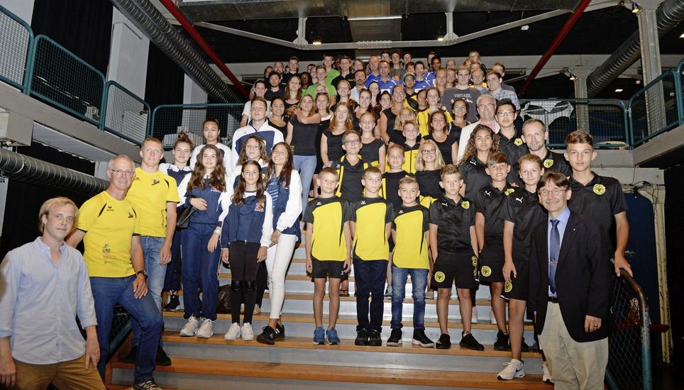 Knapp 150 Sportler wurden gestern Abend in der Kammgarn geehrt. Bild: Reinhard Standke