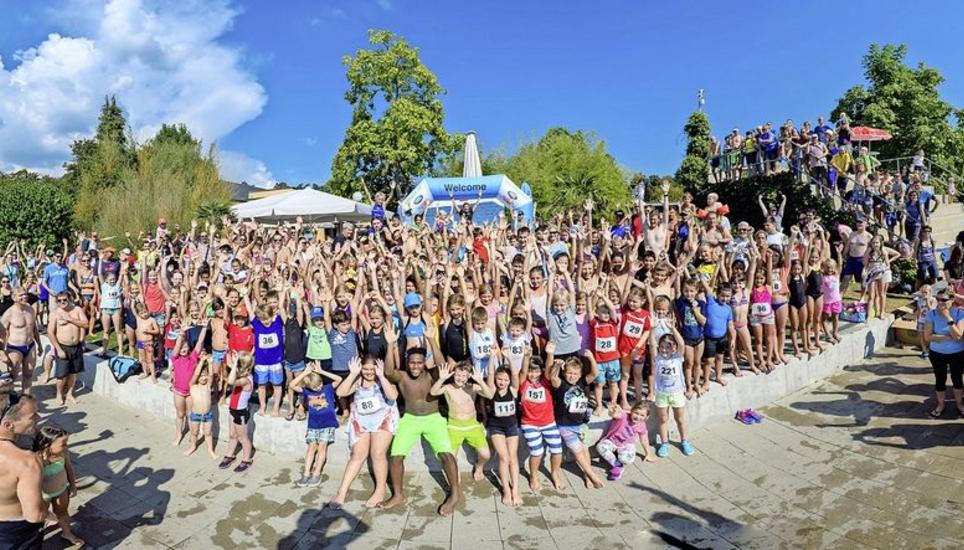 Tolle Stimmung im letzten Jahr beim Power-Kids-Triathlon auf der KSS. Bild Pd.