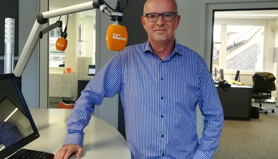 Pentti Aellig, Präsident der SVP und Regierungsratsaspirant. Bild: Radio Munot