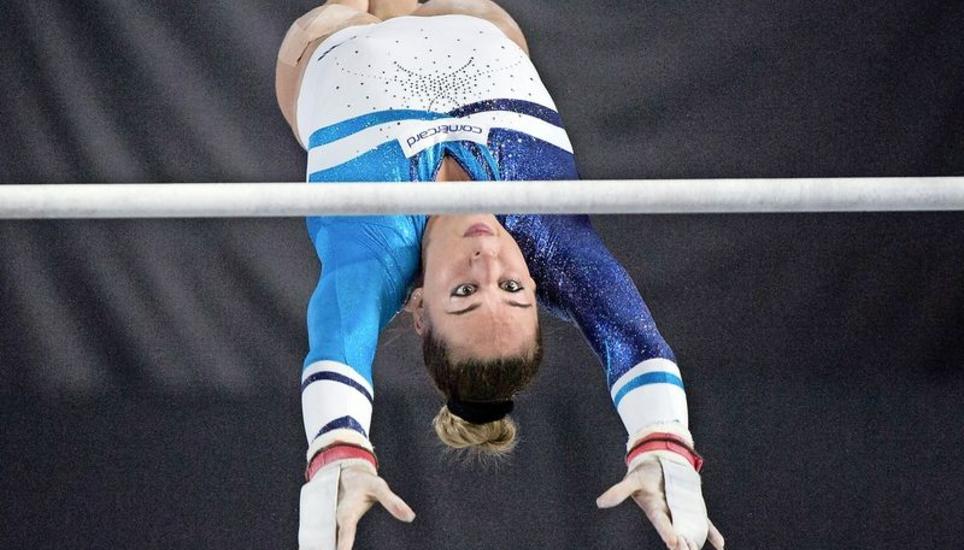 Giulia Steingruber erreichte den WM-Final im Mehrkampf und im Sprung, nicht aber am Stufenbarren. Bild: Key