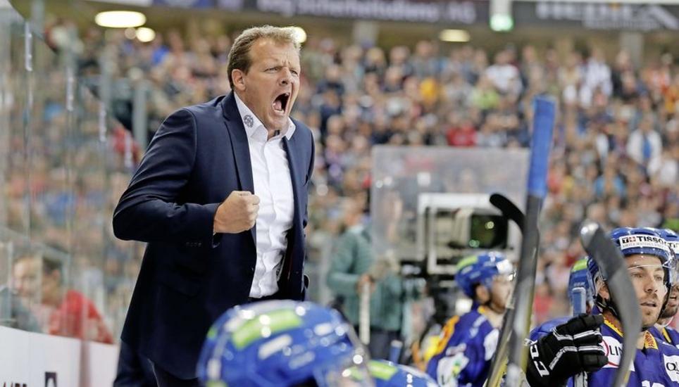 Grosse Aufgabe: Kevin Schläpfer soll den EHC Kloten aus dem Tabellenkeller holen und mit seiner emotionalen Art wieder in eine bessere Zukunft führen. Bild: Key