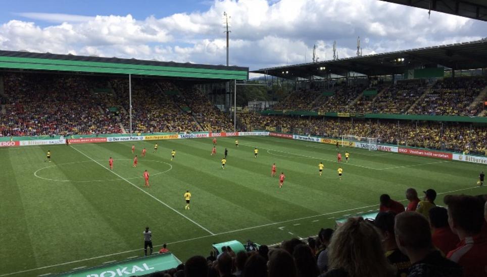 Mitte August spielte der FC Rielasingen gegen Dortmund. Bild: Radio Munot