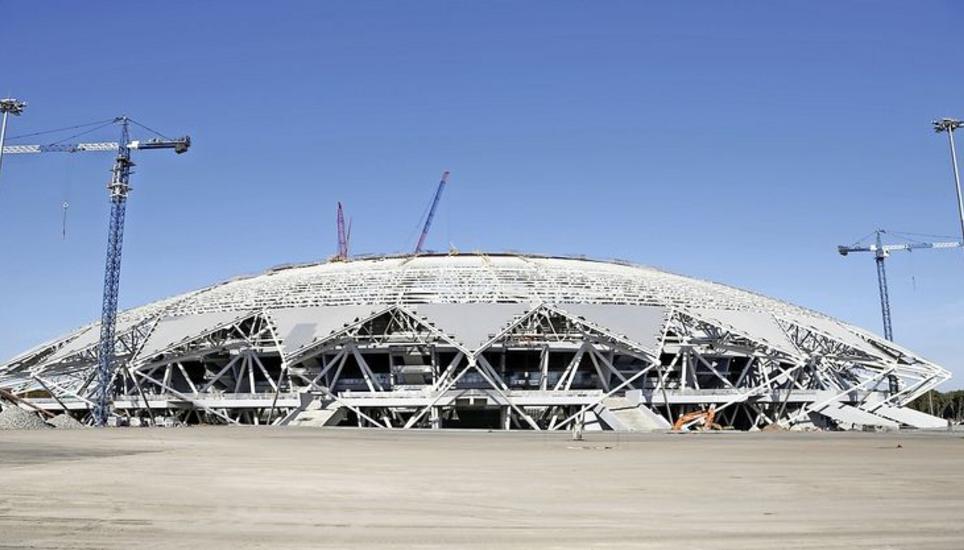 Das Stadion von Samara könnte im Sommer 2018 als Trainingscamp für die Schweizer Fussballnationalmannschaft ausgewählt werden. Bild: Key