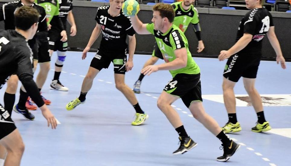 Julian Vogelsanger war gegen Appenzell der Antreiber im Angriff der Neuhauser Pfader. Mit 96 Toren ist er die Nummer 2 in der Torschützenliste der 1.-Liga-Gruppe 1 hinter dem Schaffhauser Fabian Schneider (Kreuzlingen/104). Bild H. C. Steinemann