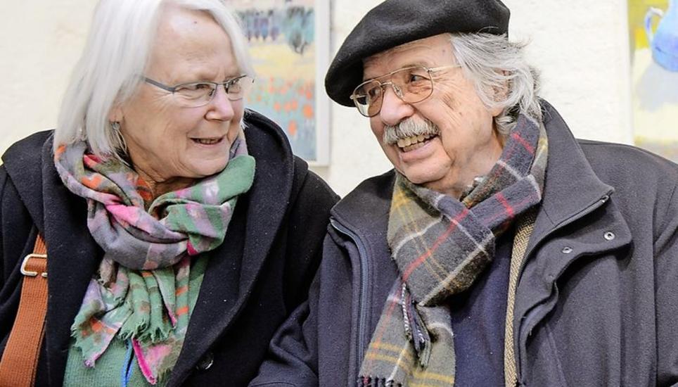 Das Ehepaar Eva und Hans-Rudolf Burandt von Kameke kam extra mit dem Zug aus Freiburg im Breisgau angereist.