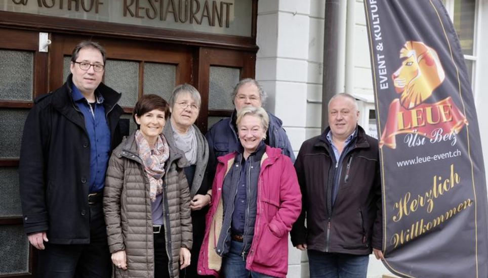 Urban Brütsch, Maya Bodenmann, Margareta Sauter, Stefan Sauter, Annegret Wirth und Werner Fuchs (v. l.). Bild: Thomas Brack