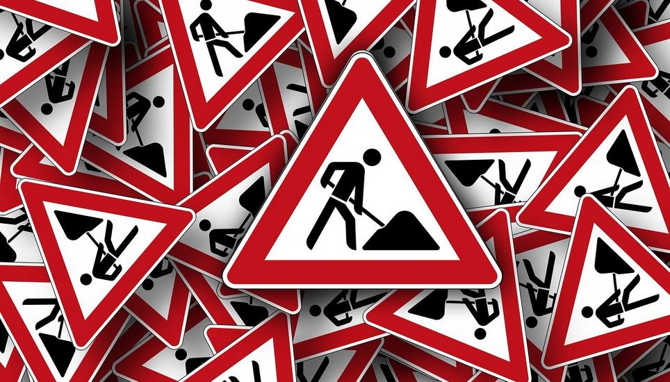 Die Bauarbeiten dauern vom 23. April bis am 5. Mai. Bild: Pixabay