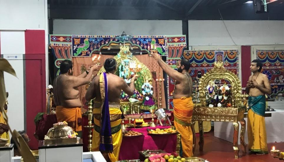 Der Hindu-Tempel steht in Neuhausen. Bild: RM