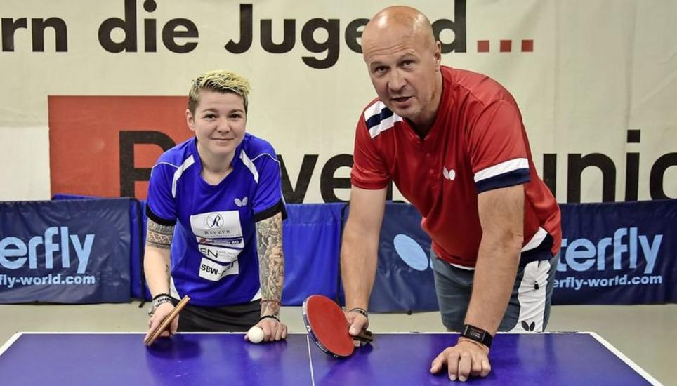 Jacqueline Weiss spielt schon seit 2007 für den TTC Neuhausen, ihr Trainer war immer Pavel Rehorek. Bild: Pascal Oesch