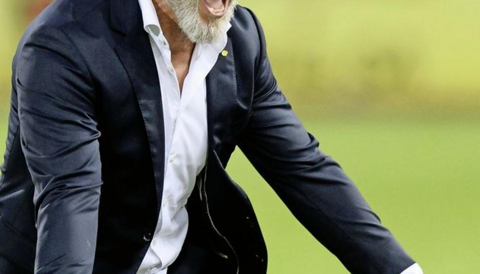 Motiviert und zielstrebig: Thorsten Fink will in dieser Saison noch oft über Siege jubeln mit den Hoppers. Bild: Key