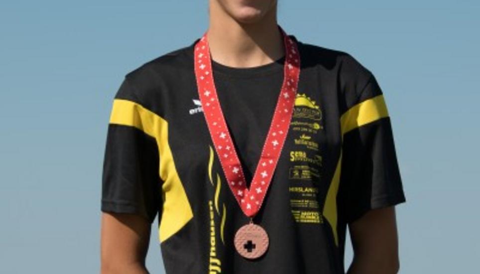 Die Doppelte Bronzemedaillengewinnerin Julia Mattoscio.