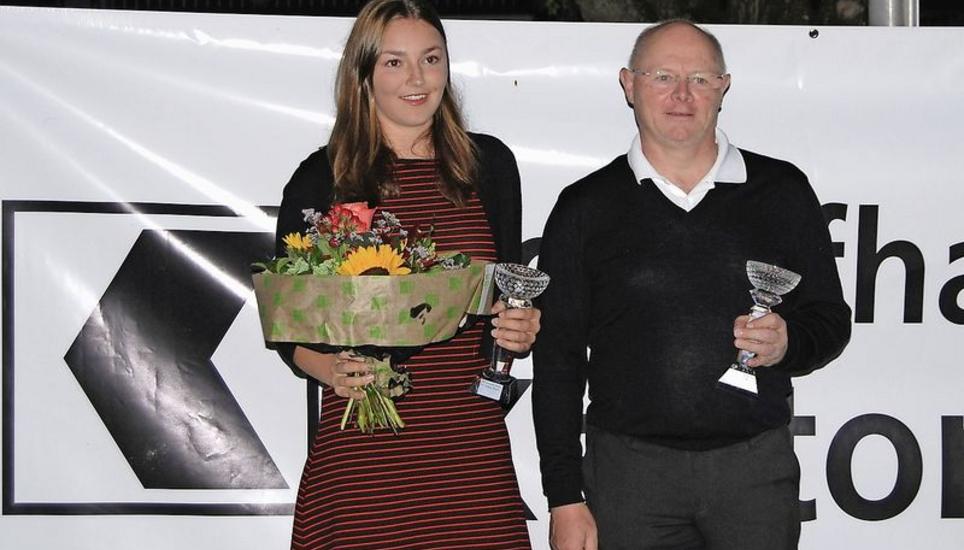 Deborah Knöpfli hat ihren Titel verteidigt und ist Schaffhauser Meisterin 2018. Kurt Koch-Cadosi ist der neue Schaffhauser Meister. Bild: zvg