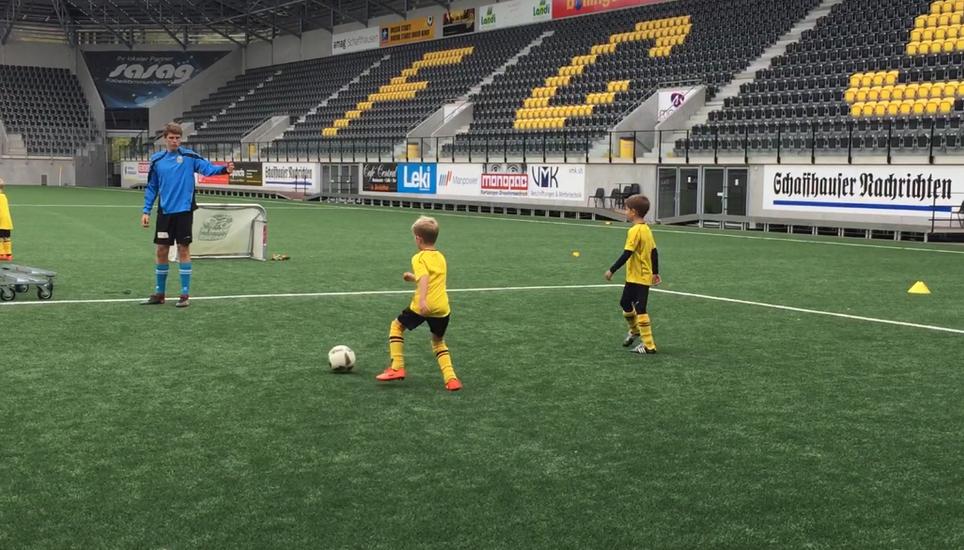 Ob hier der Nachwuchs des FC Schaffhausen trainiert?