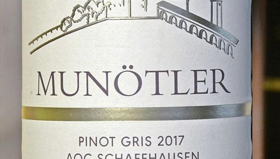 Die neue Etikette des «Munötlers» zeigt das Wahrzeichen in Gold. Bild: est