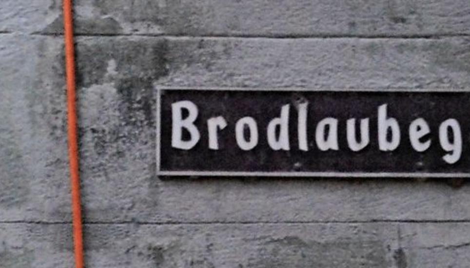 Die Brodlaubegass findet man nur in der Gemeinde Stein am Rhein.