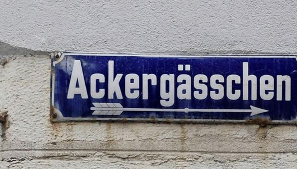 Das Ackergässchen aus Schaffhausen.