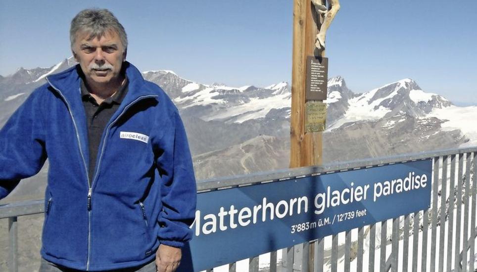 Zu den Kunden von Thomas Feldmann von Air-o-clean gehört auch die Bergstation Klein Matterhorn. Bild: zvg
