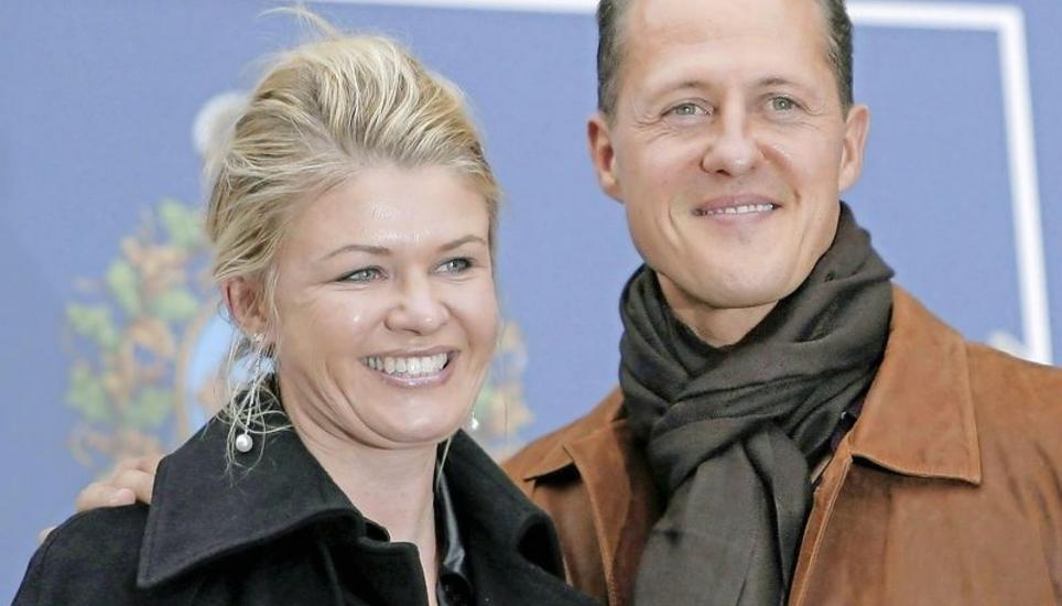 Wie geht es Michael Schumacher (hier 2007 mit Frau Corinna)? Zu dieser Frage gibt es seit Jahren keine Auskunft. Bild: Key