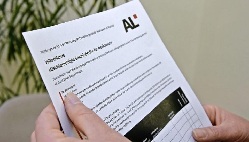 In diesem Frühling will die AL die Unterschriften für ihre Volksinitiative zusammenhaben. Bild: sba