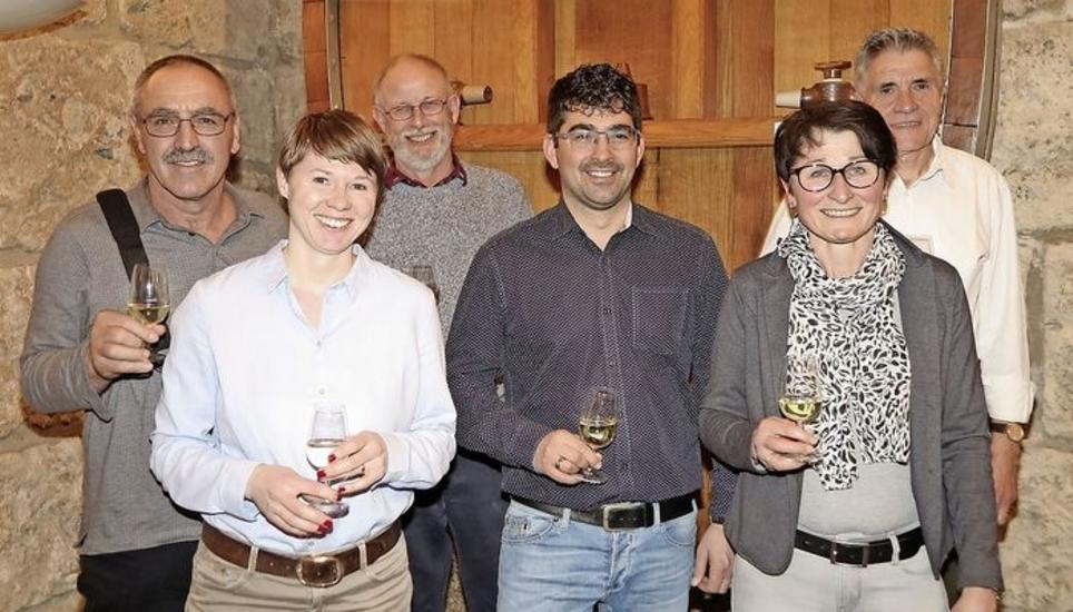 Der neue Vorstand des Schaffhauser Weinbaumuseums. Bild: Rolf Hauser