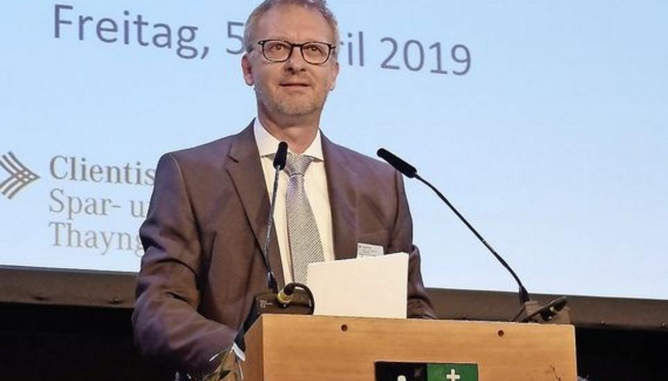 «Ein erfreuliches Jahr»: VR-Präsident Daniel Leinhäuser. Bild: Eric Bührer