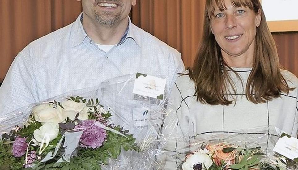 Michael Häusermann und Ursula Walter wurden verabschiedet. Bild: Rolf Hauser