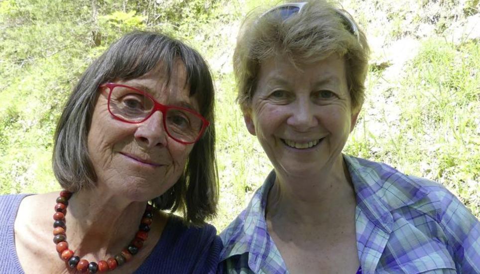 Ruth van Puijenbroek (l.) kennt die Gegend schon lange. Sonja Exer war privat schon einmal im Tannbühl.