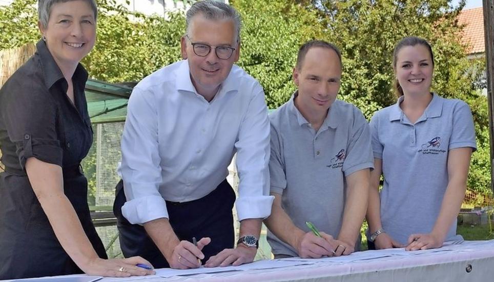Das EKS und der Verein für Vogel- und Wildtierpflege spannen zusammen. Bild: tgü