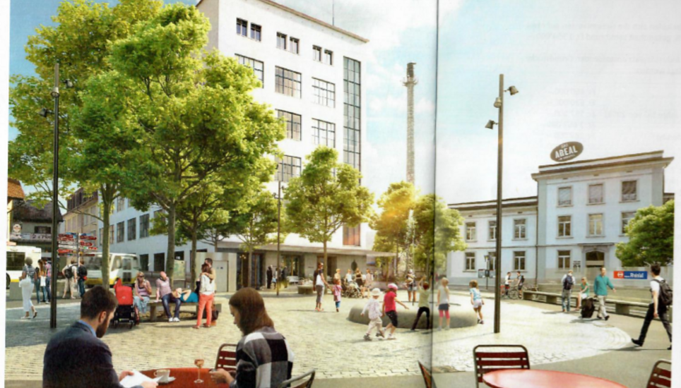 So soll der Industrieplatz zukünftig aussehen. Bild: zvg