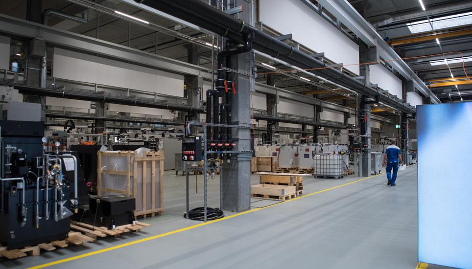 Der gesamte Neubau hat 100 Millionen gekostet.