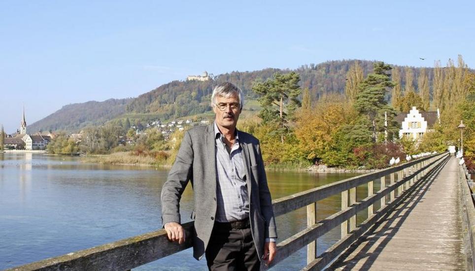 Roland Werner ist Vereinspräsident von Kraftgegend Seerücken-Untersee. Auch die Gemeinden Eschenz und Stein am Rhein sind im Vereinsgebiet. Stein am Rhein ist die einzige Schaffhauser Gemeinde im Vereinsgebiet. Bild: Sonja Werni