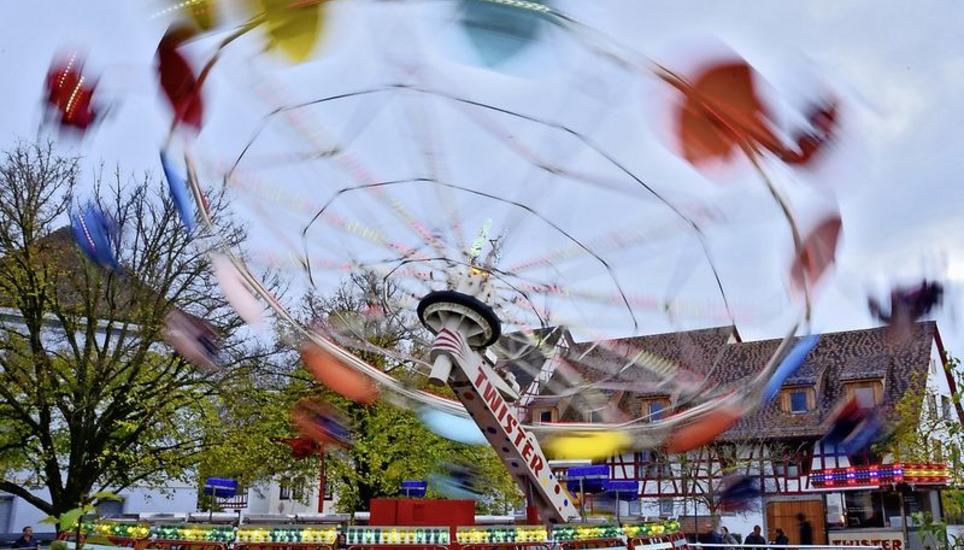 Einmal Schleudergang bitte: Twister in Thayngen. Bild: Theo Kübler