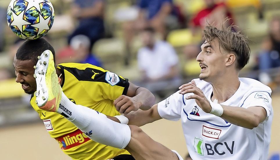 Karim Barry (l.) und Aldin Turkes im Duell. Bild: Key