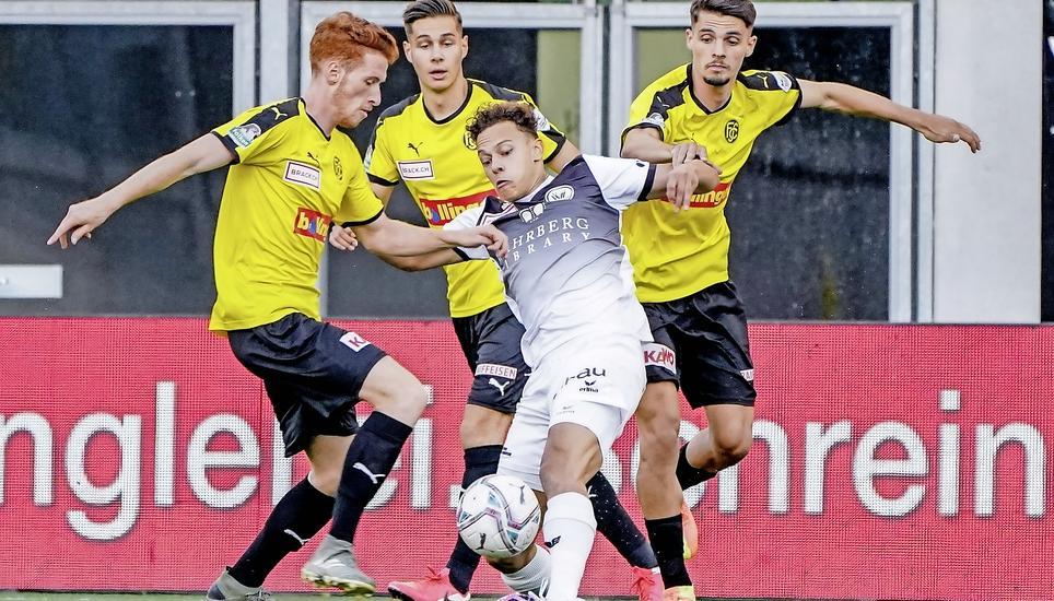 Zuletzt konnte sich der FC Schaffhausen – hier im Spiel gegen den FC Wil – nur selten durchsetzen. Bild: Roger Albrecht