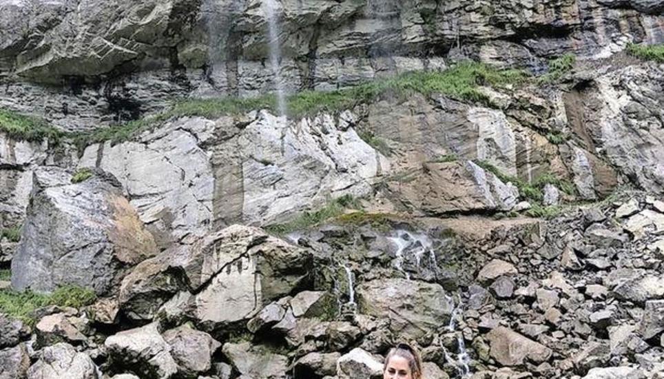 Der Bettbachfall in Muotathal ist ein Lieblingsort von Rahel Bächtold. Hier lässt sie gerne ihre Gedanken schweifen. Bild: hei