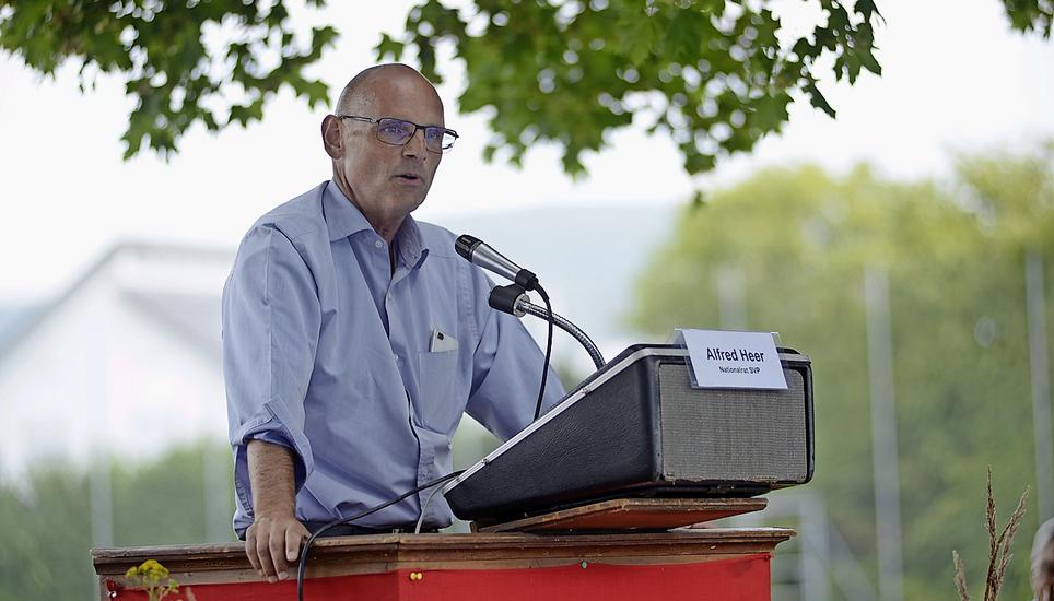 «Ich wünsche mir ein Europa, das prosperiert»: Alfred Heer. Bild: Zeno Geisseler