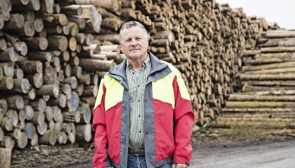Propagiert Schweizer Holz für den Klimaschutz: Kaspar Reutimann, Präsident von WaldZürich. Bild: Roberta Fele