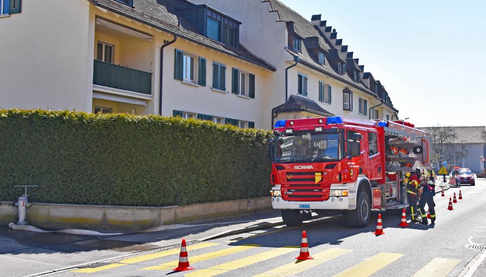 Beim Brand wurden keine Personen verletzt. Bild: SHPol