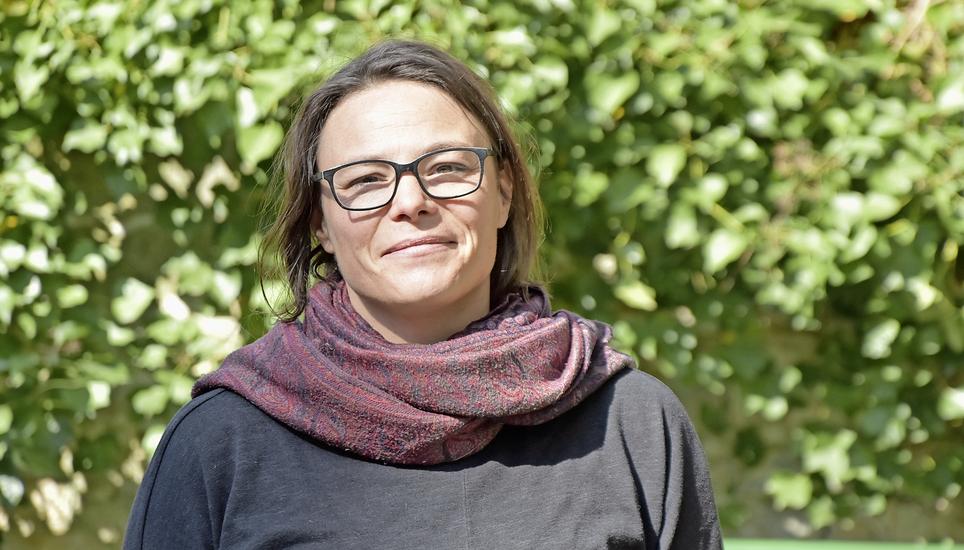 Mit starker Stimme gegen den Notstand in der Pflegebranche: Kata Bucher. Bild: A. Vitolić