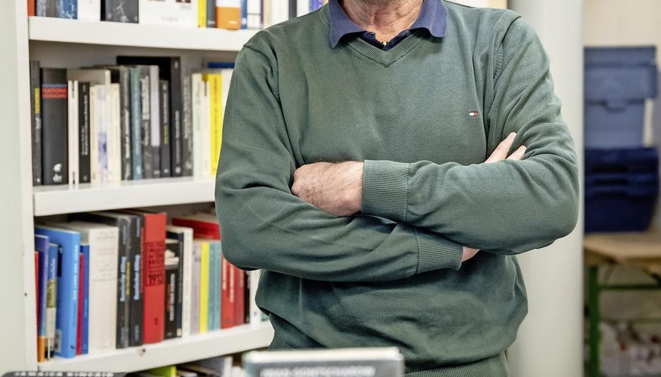 Buchhändler seit 50 Jahren: Im Herbst gibt Georg Freivogel das «Bücher-Fass» in neue Hände. Bild: Roberta Fele