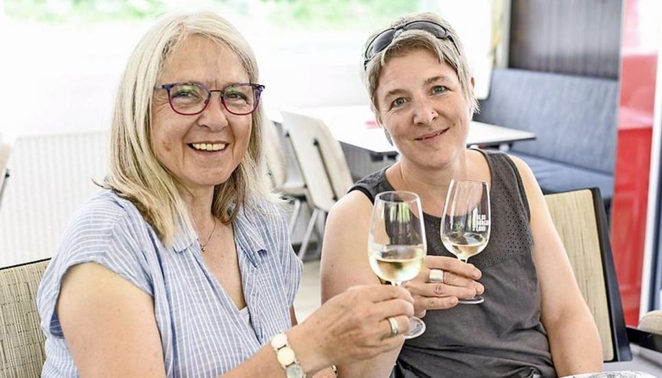 Stimmungsbilder vom Weinschiff, am Samstag, 11. Juni, 2021. (Melanie Duchene / Schaffhauser Nachrichten)