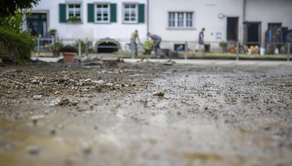 Vor allem Mitte Juli sorgten Unwetter für Chaos in der Region. Bild: Melanie Duchene