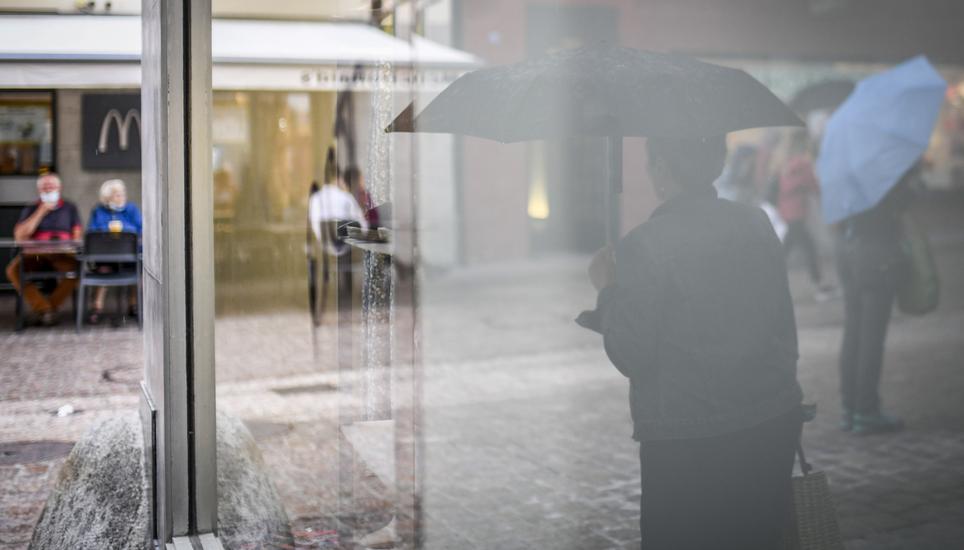 Vergangenen Monat war es in Schaffhausen besonders regnerisch. Bild: Melanie Duchene