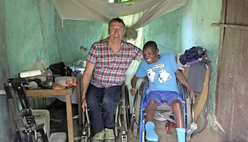 Albert Marti setzt sich in Haiti für Menschen mit Handicap ein. Bild: zVg