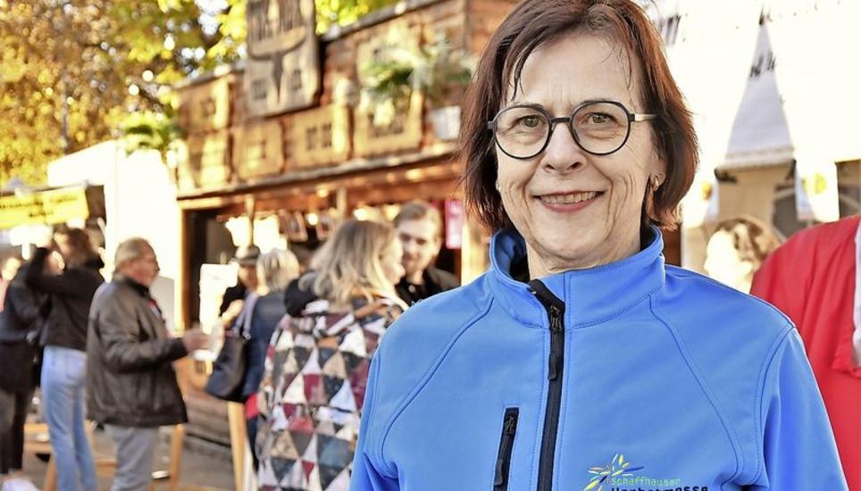 Karin Spörli ist Teil der Messeleitung und zieht ein positives Fazit der diesjährigen Durchführung der Schaffhauser Herbstmesse.