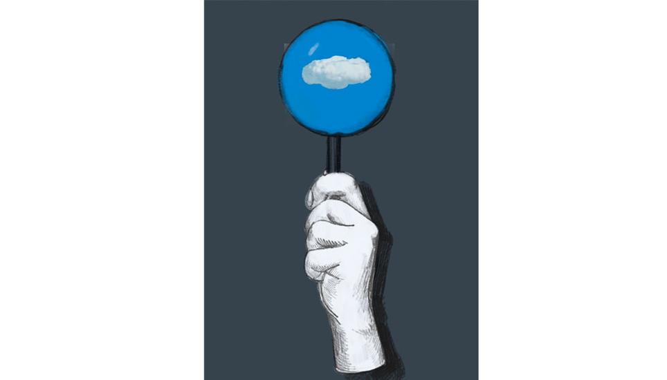 Ein Ballon mit einem Stück Himmel ist in sich schon ironisch. Vielleicht handelt es sich aber auch um eine Signal- tafel, die zu Höhenflügen einlädt. Bild: Xu Ying