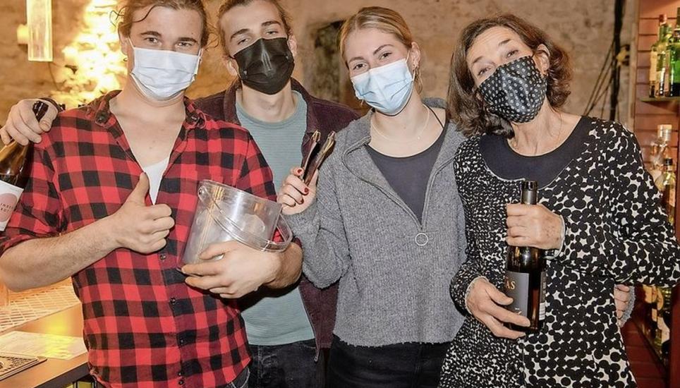 Kaspar Hürner, Melchior Hürner, Elena Meister und Martina Ronner genossen das Konzert in vollen Zügen.