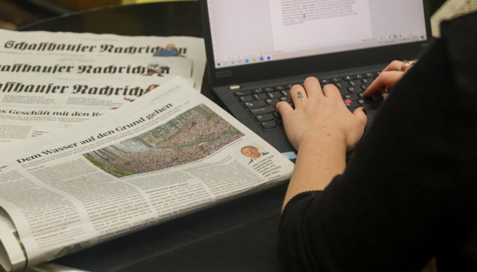 Leser und Leserinnen griffen längst nicht nur zu Corona-Themen in die Tasten. Bild: Lea Biedermann