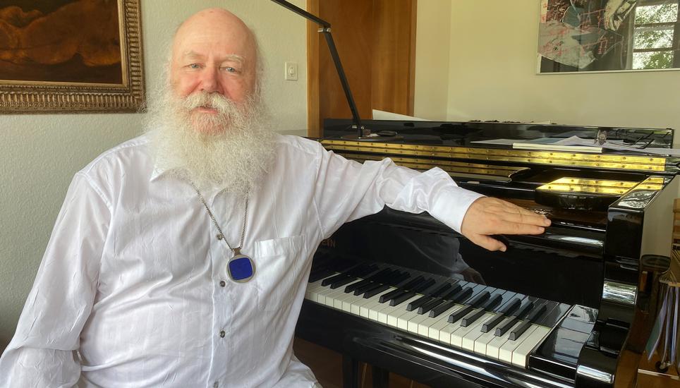 Auch dabei: Dozent und Pianist Werner Bärtschi.