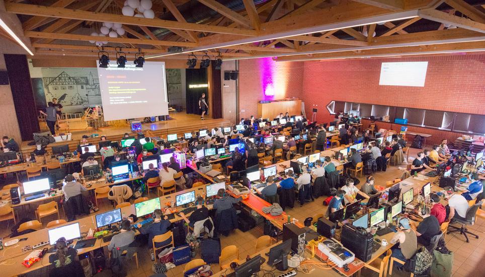 An den bisherigen Lan-Partys haben jeweils gegen 250 Gamer an einem dreitägigen Turnier Multiplayer-Spiele gespielt. Bild: Radio Munot